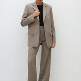 Matteau Relaxed Tailored Trouser in Taupe