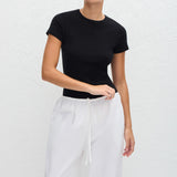 Matteau Drawcord Pant in White