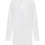 Matteau Popover Mini Shirt Dress in White