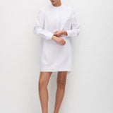 Matteau Popover Mini Shirt Dress in White