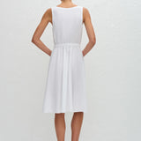Matteau Tank Midi Dress in White