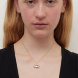 Meadowlark Crab Charm Necklace 50cm in Gold Plate