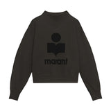 Isabel Marant Moby Sweatshirt in Faded Black