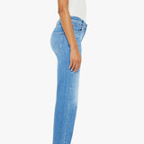 Mother The Mid Rise Zip Rambler Ankle in Out Of The Blue