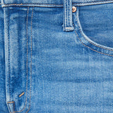 Mother The Mid Rise Zip Rambler Ankle in Out Of The Blue