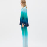 Muma World Seabed Gradient Long Sleeve Shirt in Mist