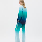 Muma World Seabed Gradient Long Sleeve Shirt in Mist