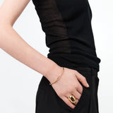 Nina Gordon Dajia Bangle In 14K Vermeil