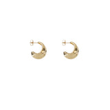 Nina Gordon Mega Hoops Small In Gold