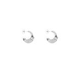 Nina Gordon Mega Hoops Small In Silver