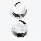Nina Gordon Open Earrings in Silver
