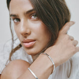 Porter Dylan Bangle Celestial Clear in Silver