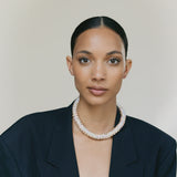 Pearl Octopuss.y Fat Diamond Necklace in Silver