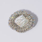 Pearl Octopuss.y Paris Brooch in Silver