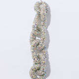 Pearl Octopuss.y Diamond Tire Bracelet in Silver