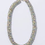 Pearl Octopuss.y Fat Diamond Necklace in Silver