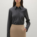 A Emery Philippa Shirt in Charcoal Melange