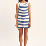 Posse Ari Mini Dress in Blue Stripe