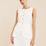 Posse Emma Vest in Ivory