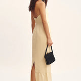 Posse Essie Strapless Dress in Dusty Citron