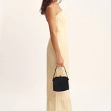 Posse Essie Strapless Dress in Dusty Citron