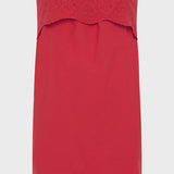 Posse Beryl Strapless Mini Dress in Ruby