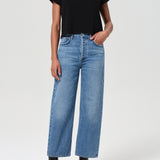 Agolde Ren High Rise Wide Leg in Shine