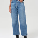Agolde Ren High Rise Wide Leg in Shine