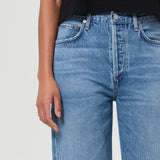 Agolde Ren High Rise Wide Leg in Shine