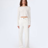 Slvrlake Koko High Rise Relaxed in White