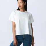 Slvrlake Square Tee in Natural White
