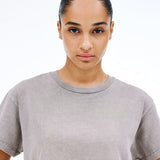 Slvrlake Square Tee in Desert Taupe