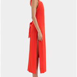 Sir Rosalia Open Back Dress in Tangerine