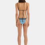 Sir Rioja String Triangle Top in Pacha Mineral Stripe