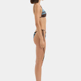 Sir Rioja String Triangle Top in Pacha Mineral Stripe