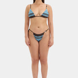 Sir Rioja String Triangle Top in Pacha Mineral Stripe