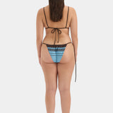 Sir Rioja String Triangle Top in Pacha Mineral Stripe