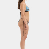 Sir Rioja String Triangle Top in Pacha Mineral Stripe
