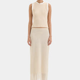 Sir Petal Knit Top in Peach