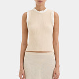 Sir Petal Knit Top in Peach