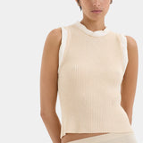Sir Petal Knit Top in Peach