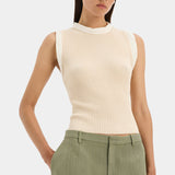 Sir Petal Knit Top in Peach