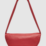 St Agni Soft Crescent Bag in Rosso