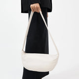 St Agni Soft Crescent Bag in Tofu