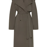 St Agni Relaxed Trench In Khaki