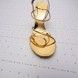 Studio Amelia Helix 90 Sandal in Gold