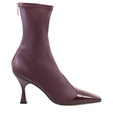 Studio Amelia Maverick Ankle Boot in Burgundy