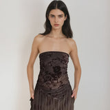 Tohen Astley Scarf in Dark Maple