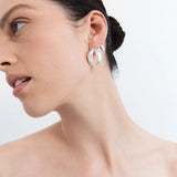 Nina Gordon Via Earrings SMALL in Silver