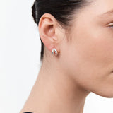 Nina Gordon Via Earrings SMALL in Silver